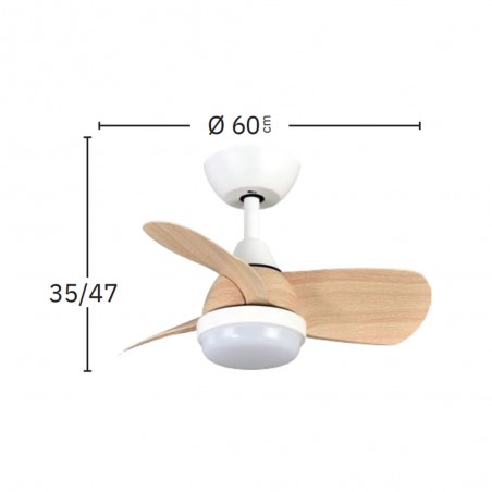 Ventilateur de plafond LED Pirdo CCT (24W) II