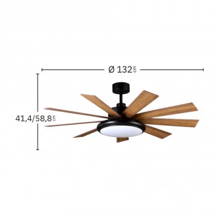 Ventilateur de plafond LED Pireo CCT (36W) II