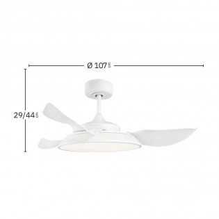 Ventilateur de plafond LED Sierra CCT (40W)