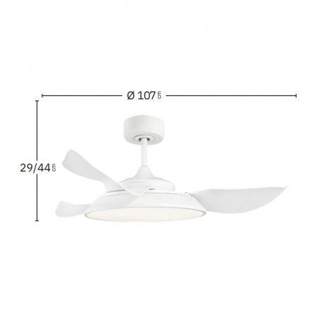 Ventilateur de plafond LED Sierra CCT (40W)