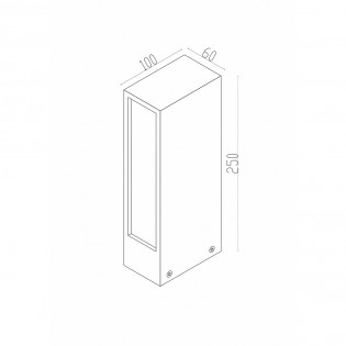 Balisé de exterieur á LED Hof (6W)