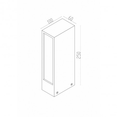 Balisé de exterieur á LED Hof (6W)
