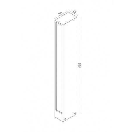 Balisé de exterieur á LED Hof (12W)