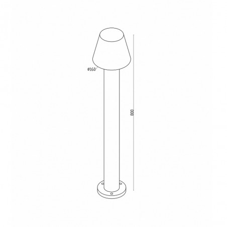 Balisé de exterieur á LED Harz (5W)
