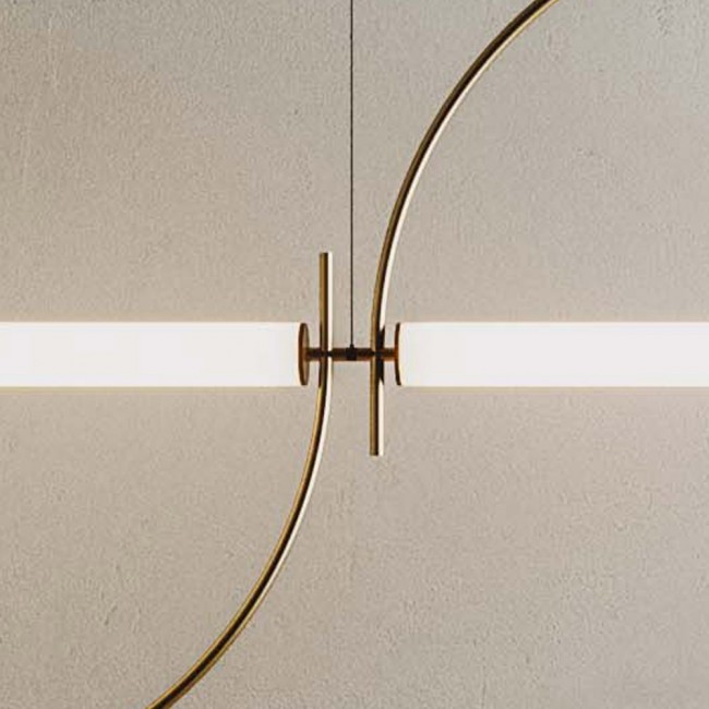 Pièce de connexion pour lampe suspendue Arc
