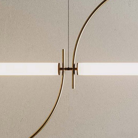 Pièce de connexion pour lampe suspendue Arc