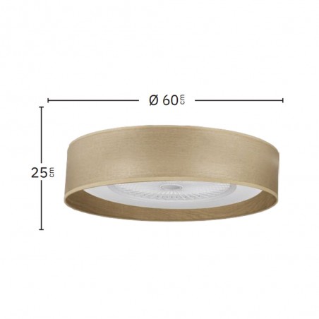Ventilateur plafonnier LED Tania CCT (72W)