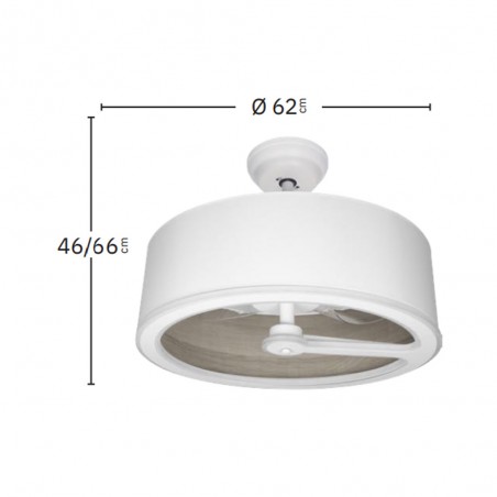 Ventilateur de plafond LED Tatiana CCT (110W)