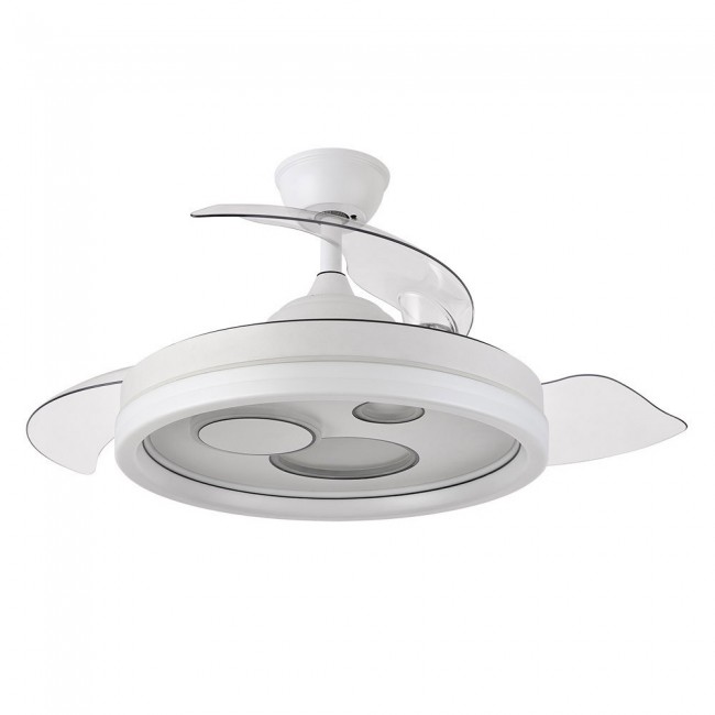 Ventilateur LED avec pales pliantes Turia CCT (72W)