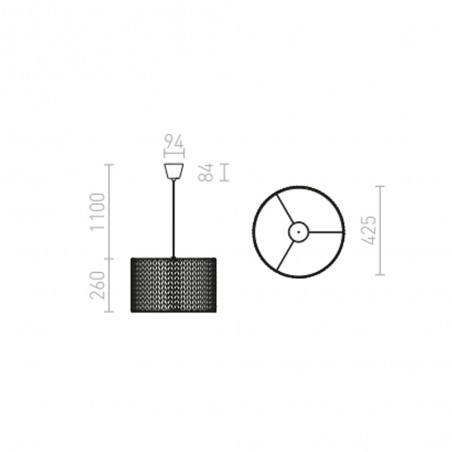 Lampe de plafond Aino