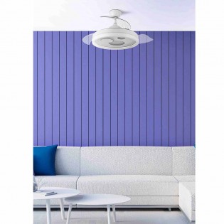 Ventilateur LED avec pales pliantes Turia CCT (72W)