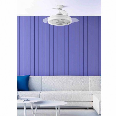 Ventilateur LED avec pales pliantes Turia CCT (72W)
