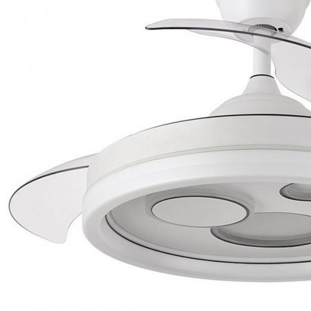 Ventilateur LED avec pales pliantes Turia CCT (72W)