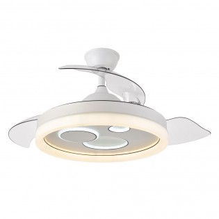 Ventilateur LED avec pales pliantes Turia CCT (72W)