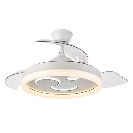Ventilateur LED avec pales pliantes Turia CCT (72W)