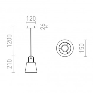 Lampe a suspension Choupette