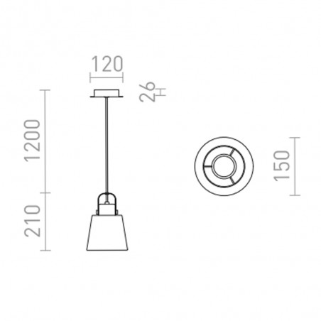 Lampe a suspension Choupette