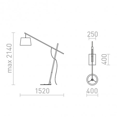Lampadaire Dante