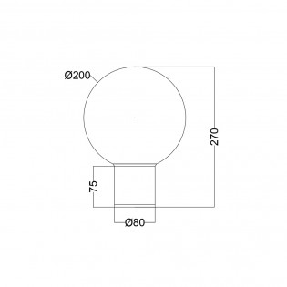 Applique Murale d'exterieur Bold II