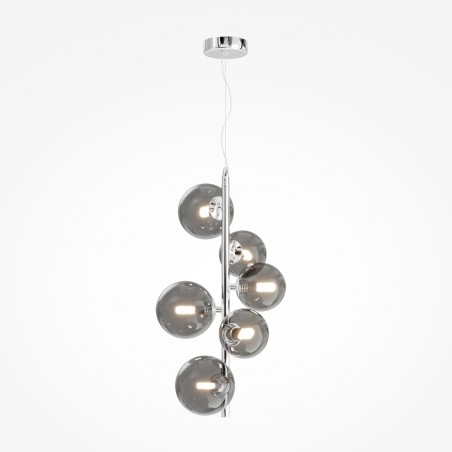 Lampe de suspension Dallas Fumee (6 lumieres)