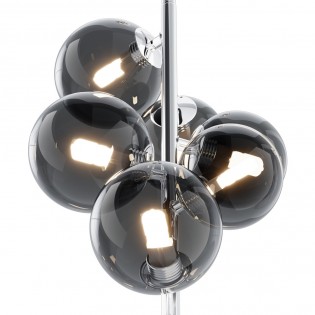 Lampe de suspension Dallas Fumee (6 lumieres)