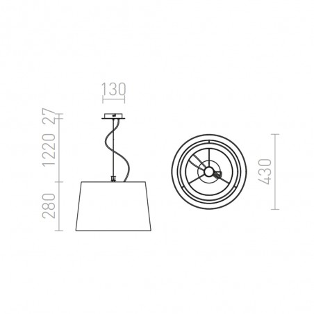 Lampe a suspension Esplanade