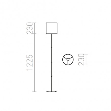 Lampadaire Etesian