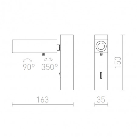 Applique murale LED Fado (3W)
