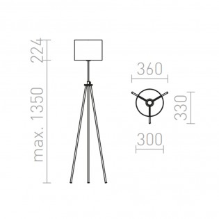 Lampadaire Gardette