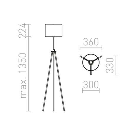 Lampadaire Gardette