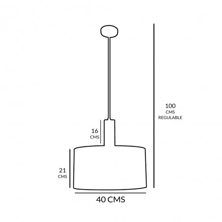 Lampe de suspension Larsvon
