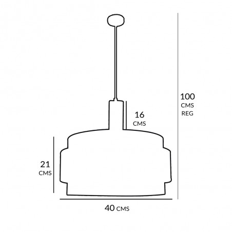 Lampe de plafond Vontrier