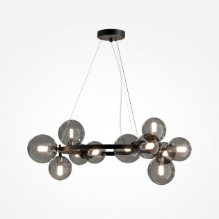 Lampe de plafond Dallas Fumee (11 lumieres)