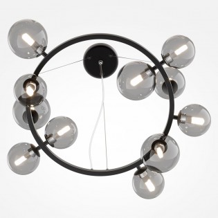 Lampe de plafond Dallas Fumee (11 lumieres)