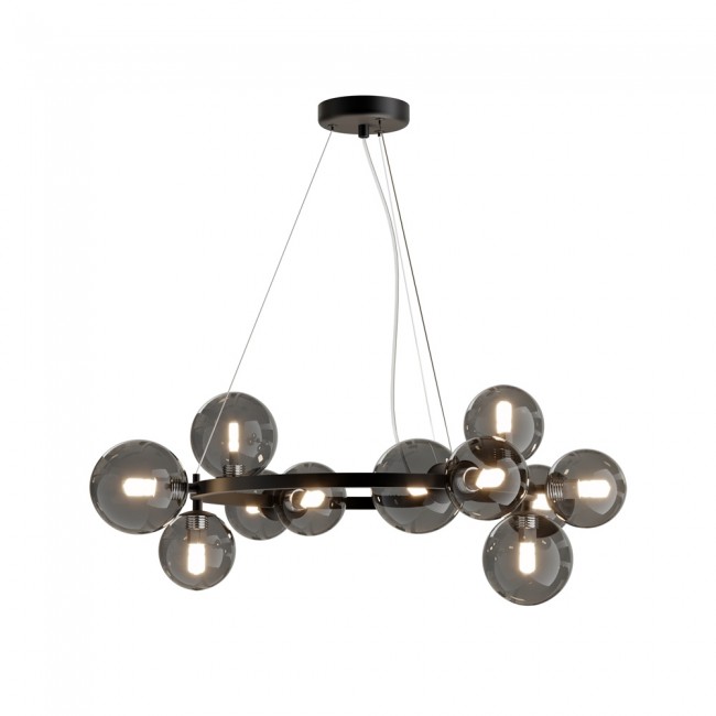 Lampe de plafond Dallas Fumee (11 lumieres)