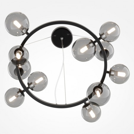 Lampe de plafond Dallas Fumee (11 lumieres)