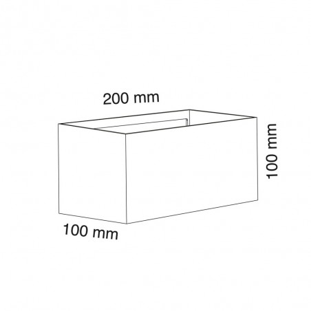 Applique d'exterieur á LED Open Plus (4x5W)