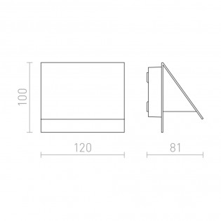 Applique extérieure LED Geri (5W)