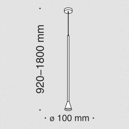 Lampe de plafond Arrow
