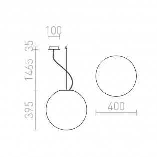 Lampe a suspension Lunea