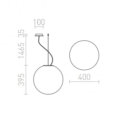 Lampe a suspension Lunea