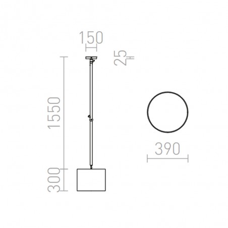 Lampe de plafond Madison