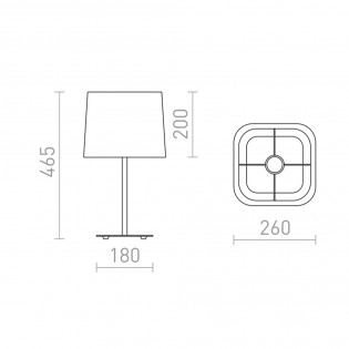 Lampe a poser Perth