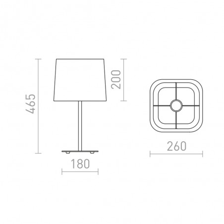 Lampe a poser Perth