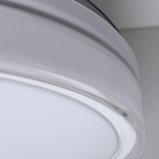 Ventilateur à LED avec pales rétractables Oroel Blanc CCT Dim (72W)