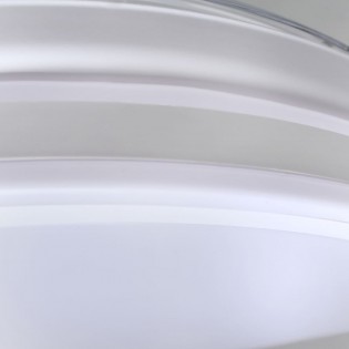 Ventilateur à LED avec pales rétractables Perla Blanc CCT (72W)