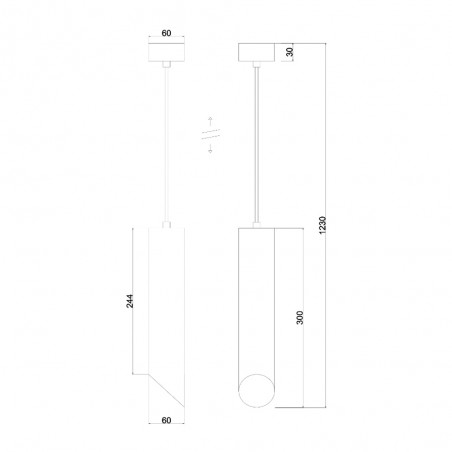Lampe de plafond Lipari 30