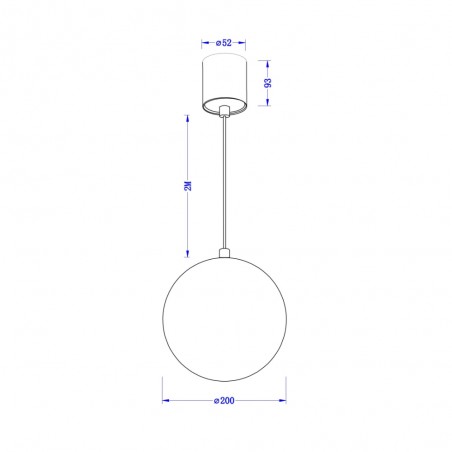 Lampe de suspension á LED Luna (5W)