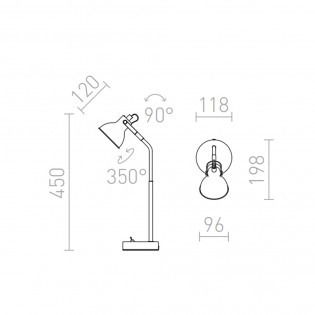 Lampe a poser Rosita