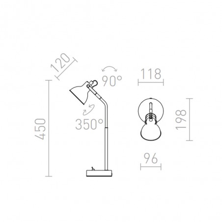 Lampe a poser Rosita